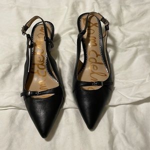 Sam Edelman sling backs kitten heel size. 6.5m